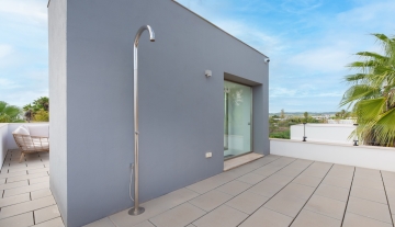 Resa Estates Ibiza Jesus townhouse 3 bedrooms te koop sale roof.jpg